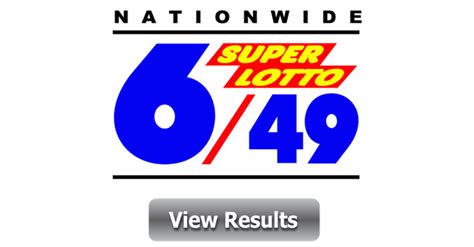 6/49 lotto result summary